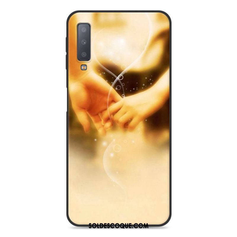 Coque Samsung Galaxy A7 2018 Étoile Protection Étui Téléphone Portable Dessin Animé Pas Cher