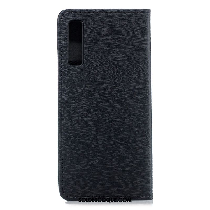 Coque Samsung Galaxy A7 2018 Étui Protection Téléphone Portable Étui En Cuir Étoile Housse France