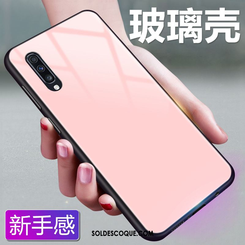 Coque Samsung Galaxy A70 Ciel Étoilé Couleur Unie Verre Fluide Doux Protection Pas Cher