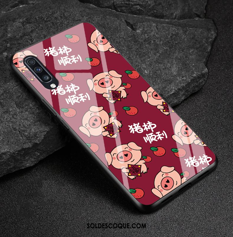 Coque Samsung Galaxy A70 Dessin Animé Incassable Créatif Verre Tout Compris Soldes