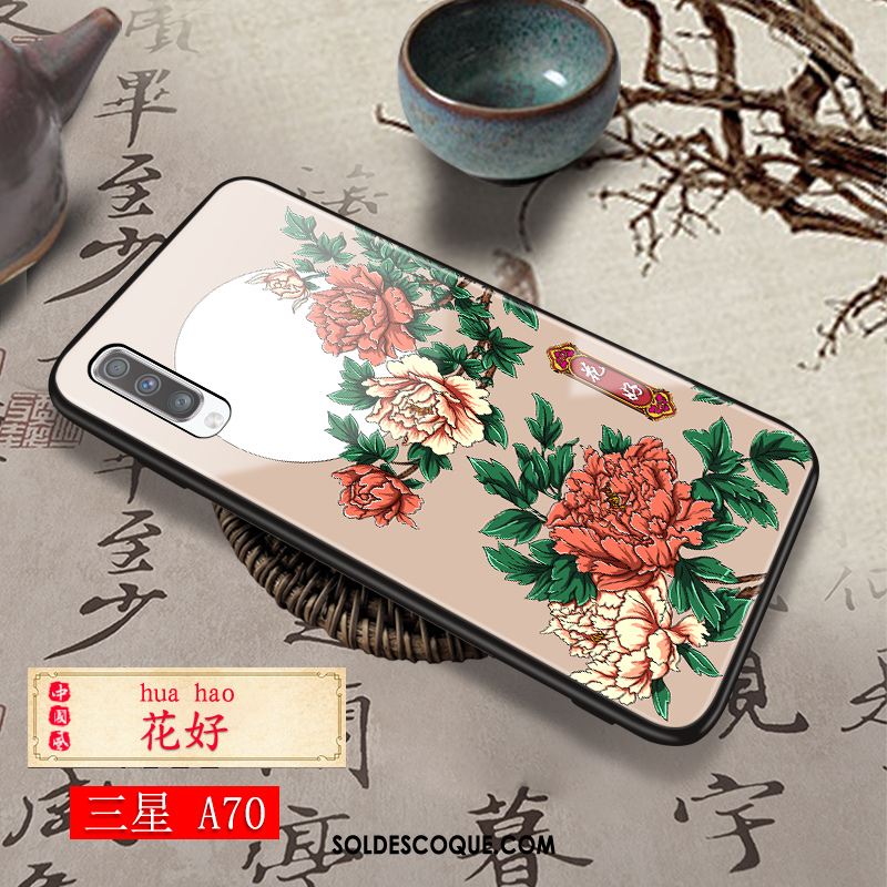 Coque Samsung Galaxy A70 Difficile Silicone Art Étoile Étui Pas Cher