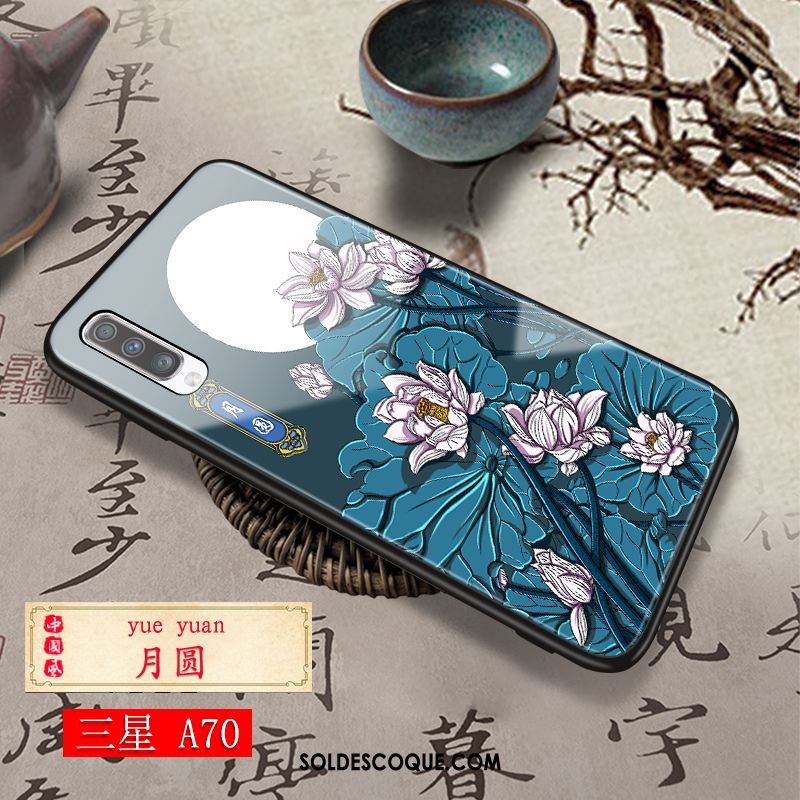 Coque Samsung Galaxy A70 Difficile Silicone Art Étoile Étui Pas Cher