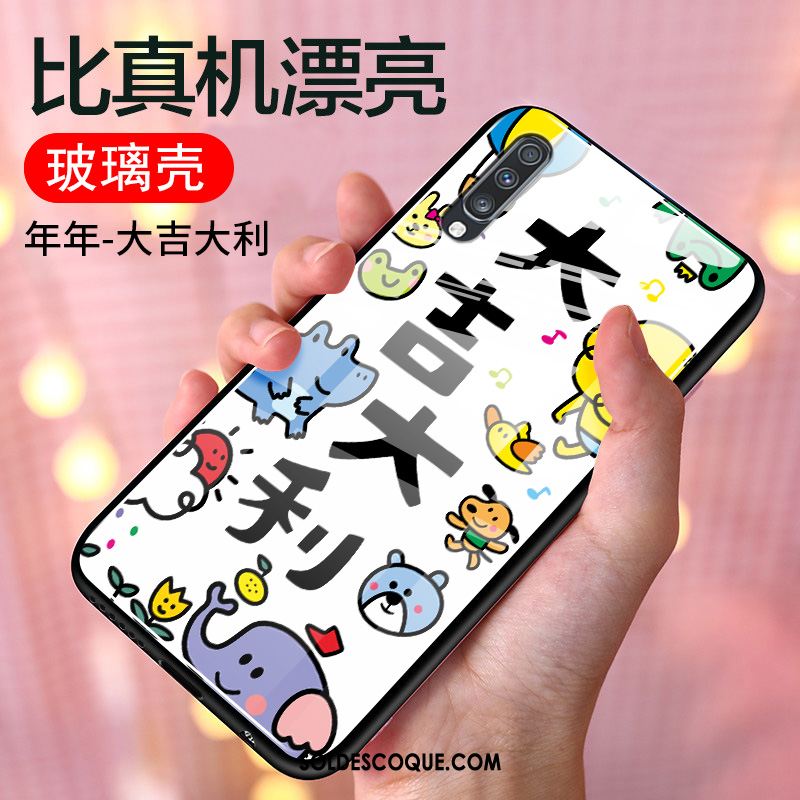 Coque Samsung Galaxy A70 Incassable Silicone Style Chinois Étui Étoile En Vente