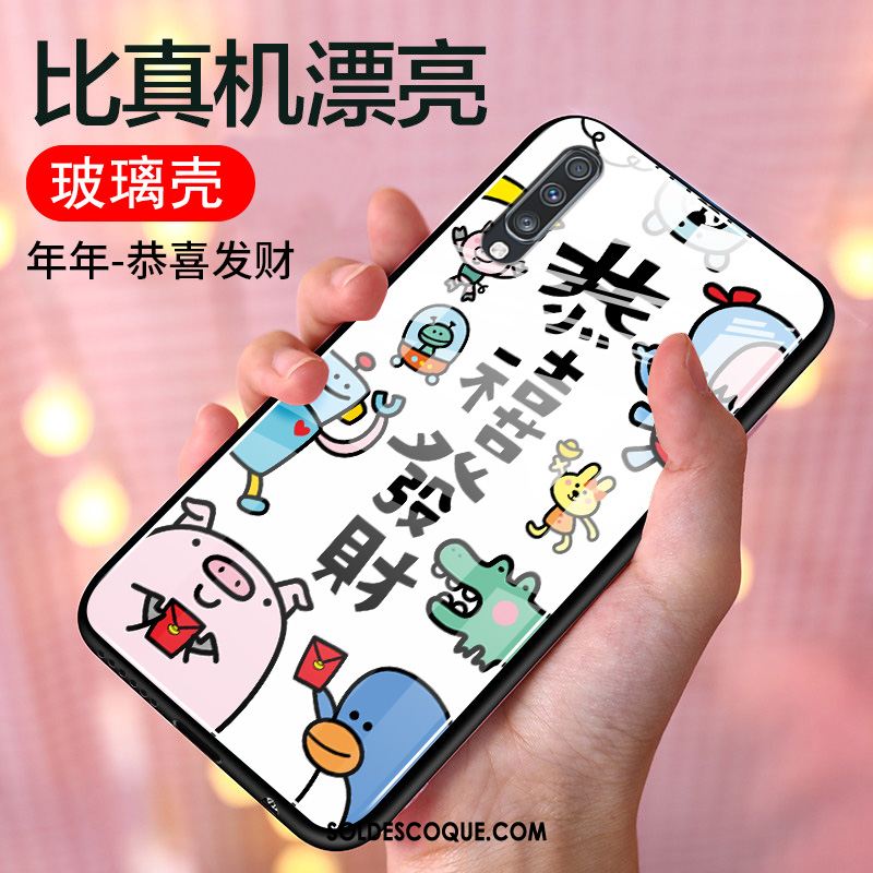Coque Samsung Galaxy A70 Incassable Silicone Style Chinois Étui Étoile En Vente