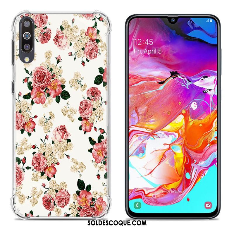 Coque Samsung Galaxy A70 Incassable Téléphone Portable Ballon Peinture Étui Housse Soldes