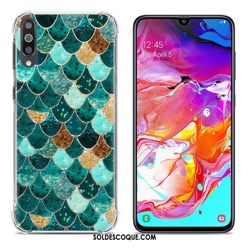 Coque Samsung Galaxy A70 Incassable Téléphone Portable Ballon Peinture Étui Housse Soldes