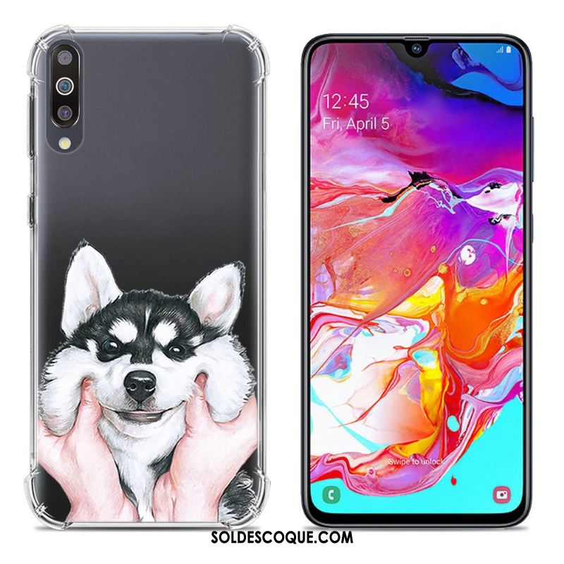 Coque Samsung Galaxy A70 Incassable Téléphone Portable Ballon Peinture Étui Housse Soldes