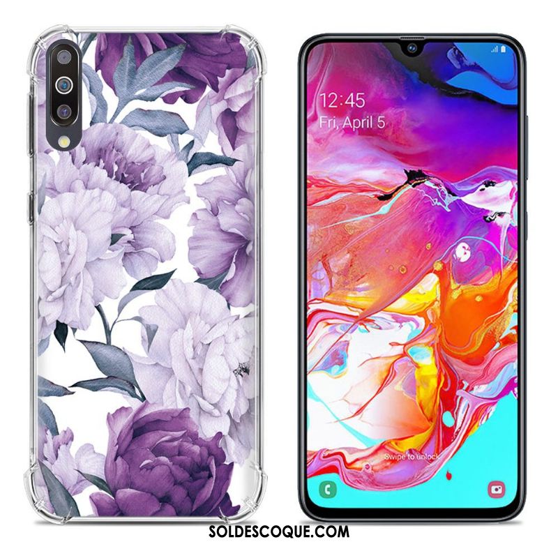 Coque Samsung Galaxy A70 Incassable Téléphone Portable Ballon Peinture Étui Housse Soldes