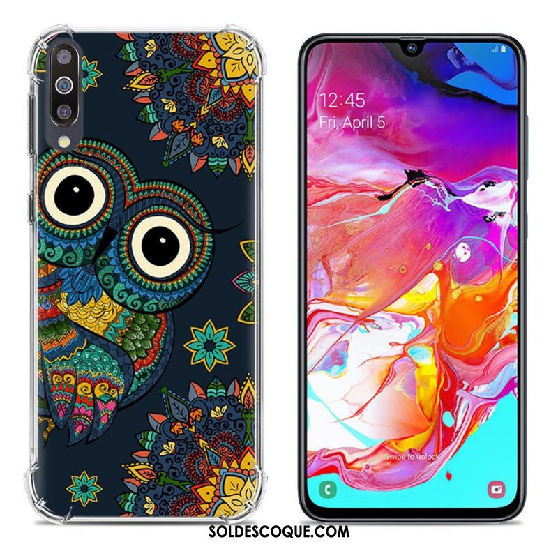 Coque Samsung Galaxy A70 Incassable Téléphone Portable Ballon Peinture Étui Housse Soldes