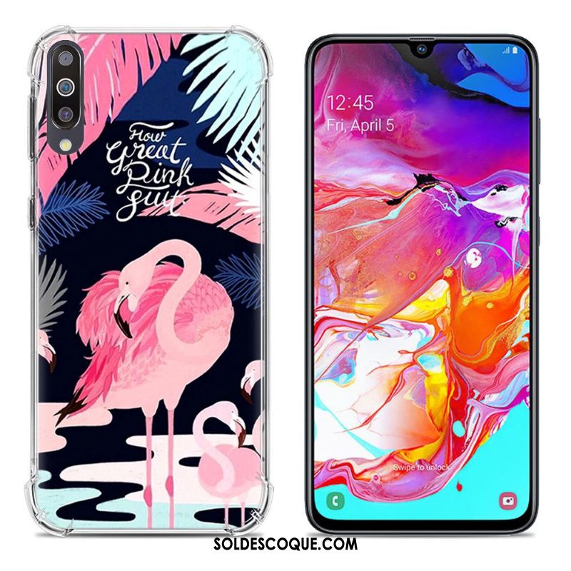 Coque Samsung Galaxy A70 Incassable Téléphone Portable Ballon Peinture Étui Housse Soldes