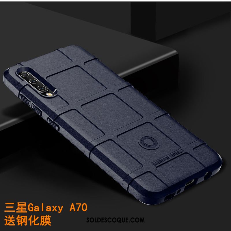 Coque Samsung Galaxy A70 Modèle Fleurie Personnalité Antidérapant Étui Marque De Tendance En Vente