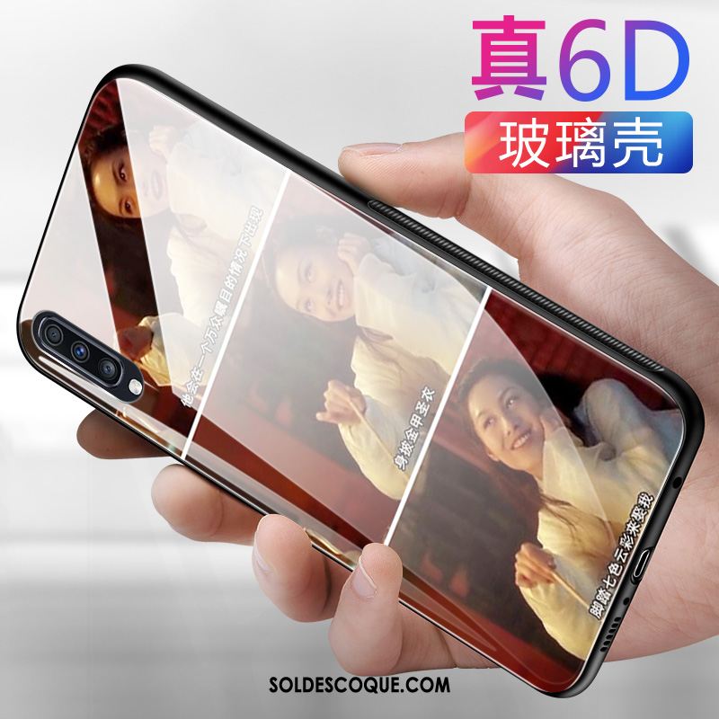 Coque Samsung Galaxy A70 Net Rouge Mode Amoureux Personnalité Protection Soldes