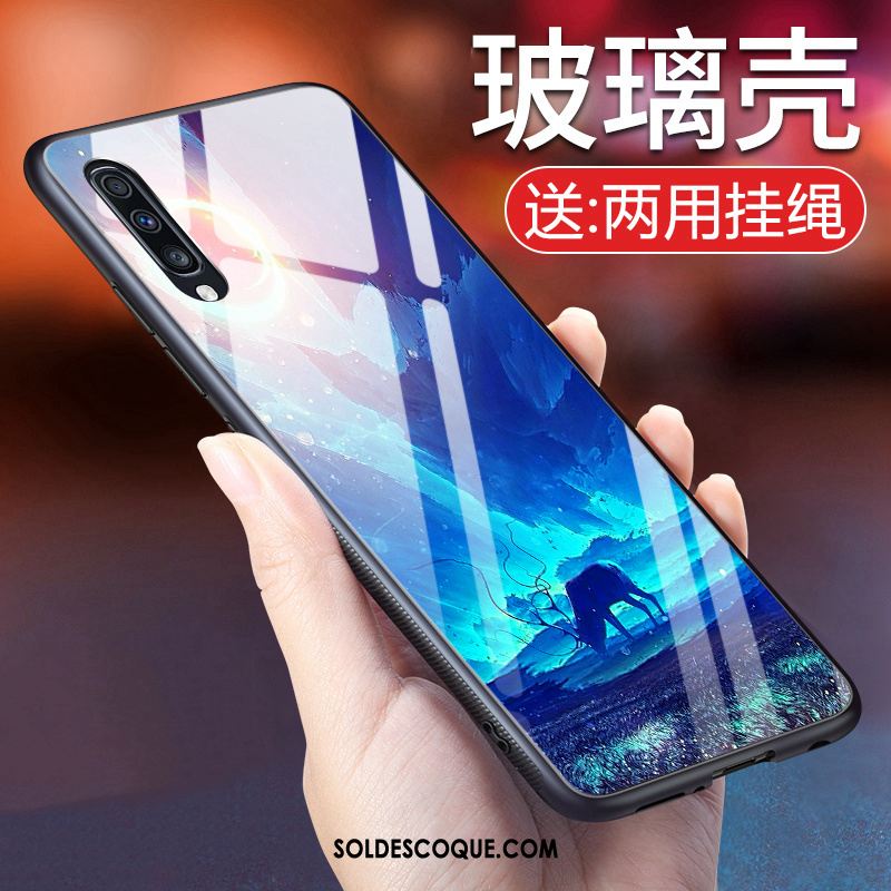 Coque Samsung Galaxy A70 Personnalité Incassable Marque De Tendance Étoile Téléphone Portable Soldes