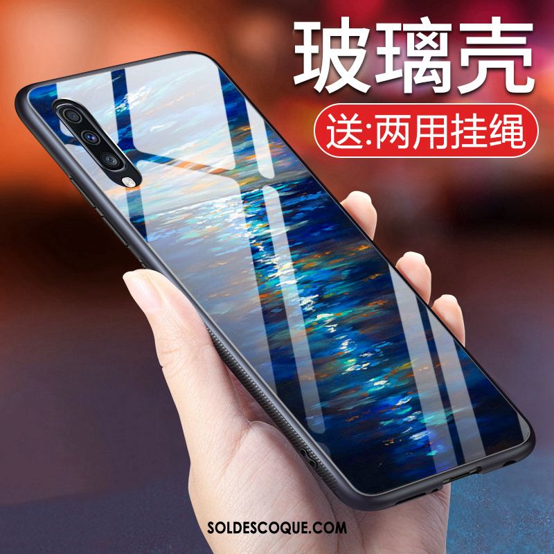 Coque Samsung Galaxy A70 Personnalité Incassable Marque De Tendance Étoile Téléphone Portable Soldes