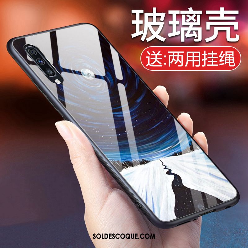 Coque Samsung Galaxy A70 Personnalité Incassable Marque De Tendance Étoile Téléphone Portable Soldes