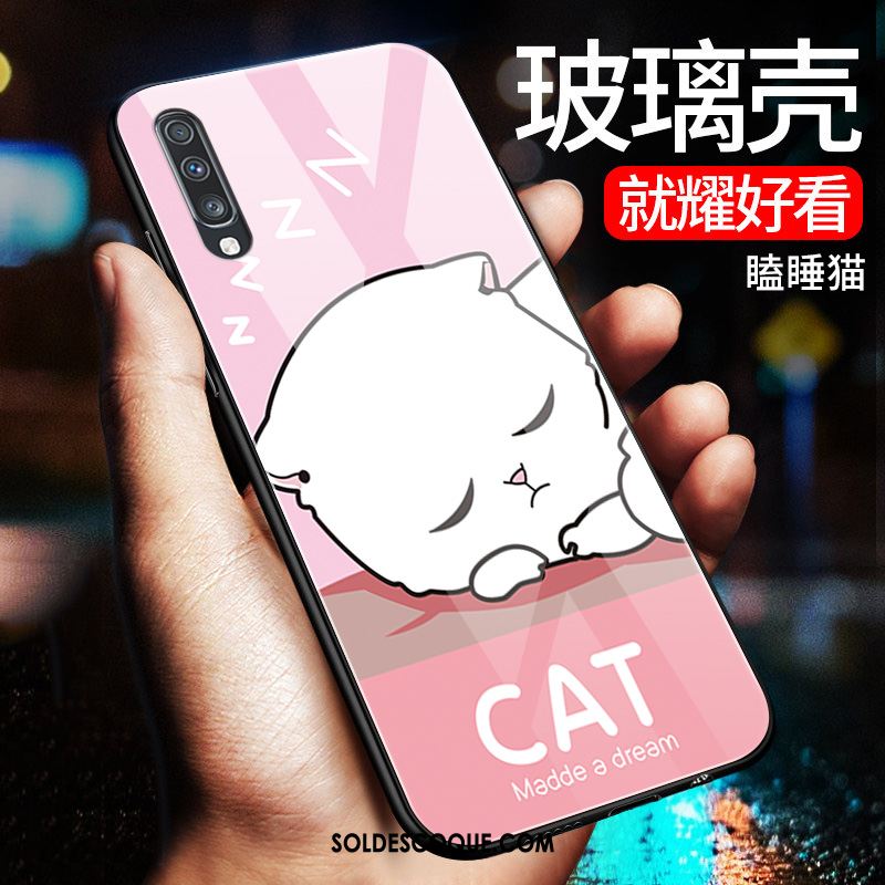 Coque Samsung Galaxy A70 Personnalité Étoile Délavé En Daim Créatif Dessin Animé Housse Pas Cher