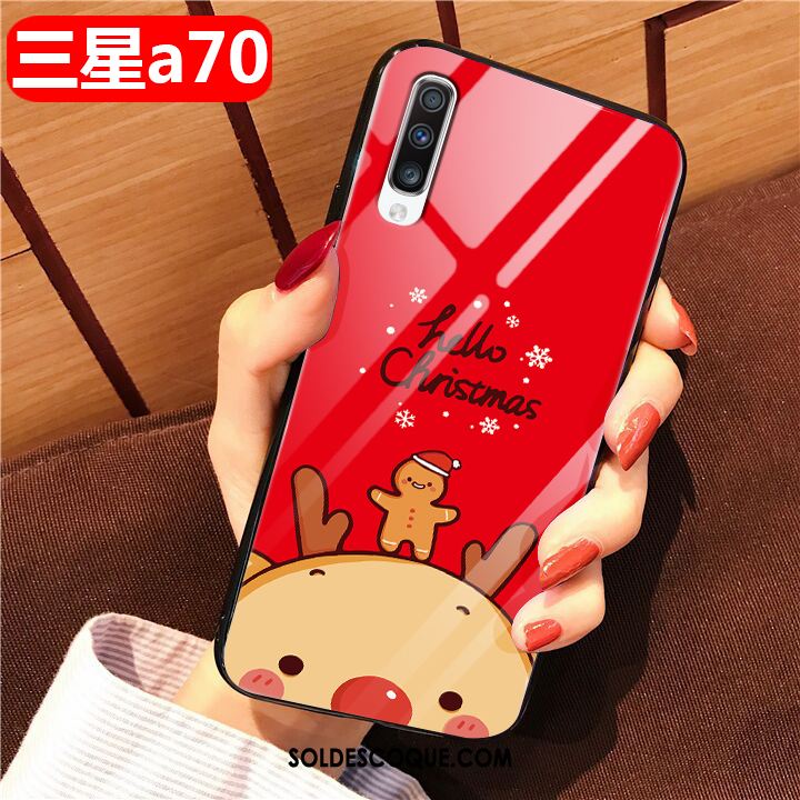 Coque Samsung Galaxy A70 Protection Charmant Dessin Animé Difficile Rose Soldes