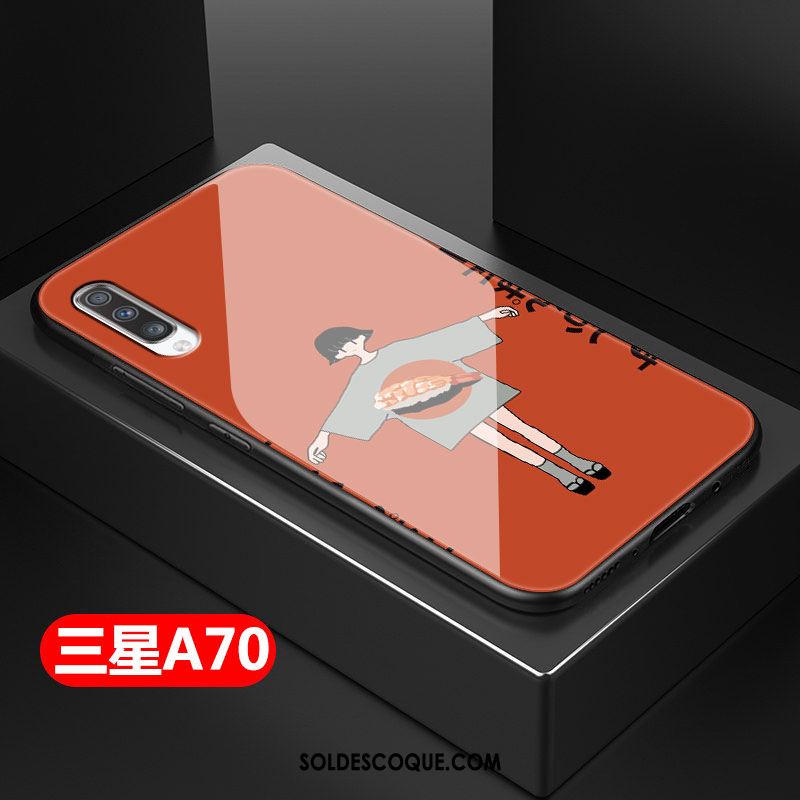 Coque Samsung Galaxy A70 Verre Silicone Étui Dessin Animé Étoile En Vente