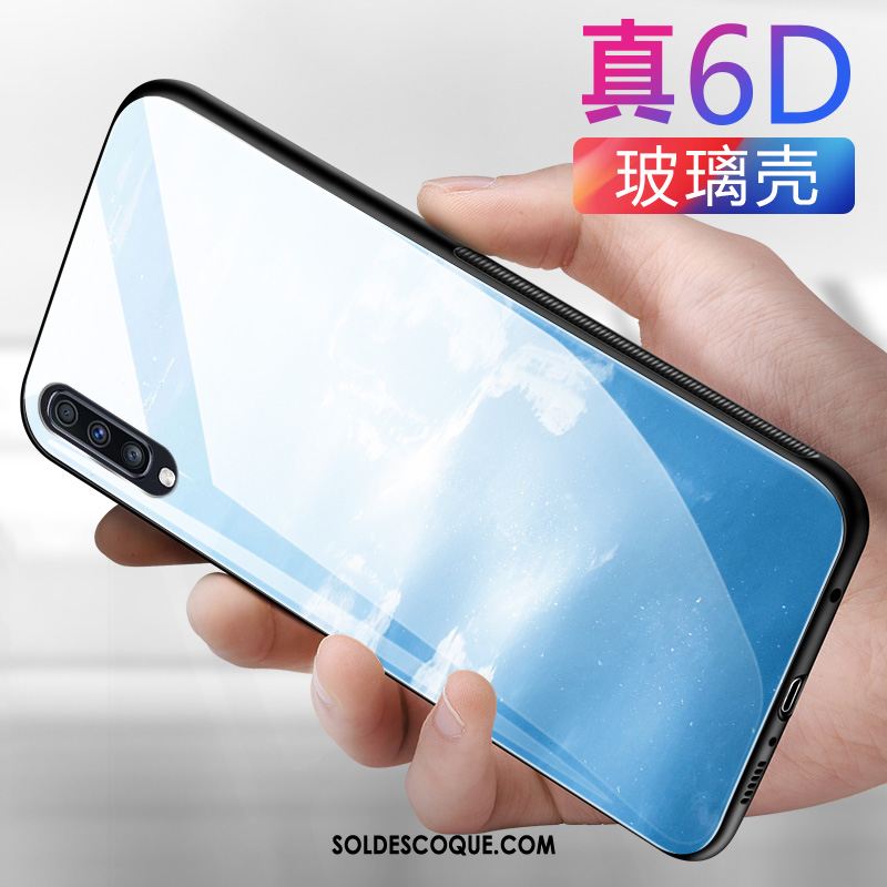 Coque Samsung Galaxy A70 Verre Tout Compris Personnalité Incassable Étui Soldes