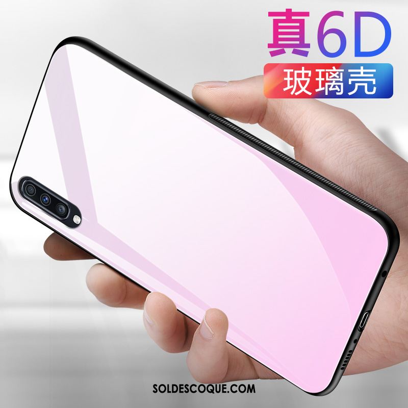 Coque Samsung Galaxy A70 Verre Tout Compris Personnalité Incassable Étui Soldes