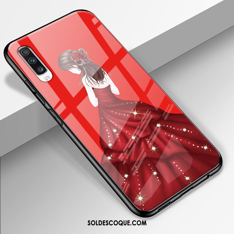 Coque Samsung Galaxy A70 Étoile Incassable Silicone Tout Compris Rouge En Ligne