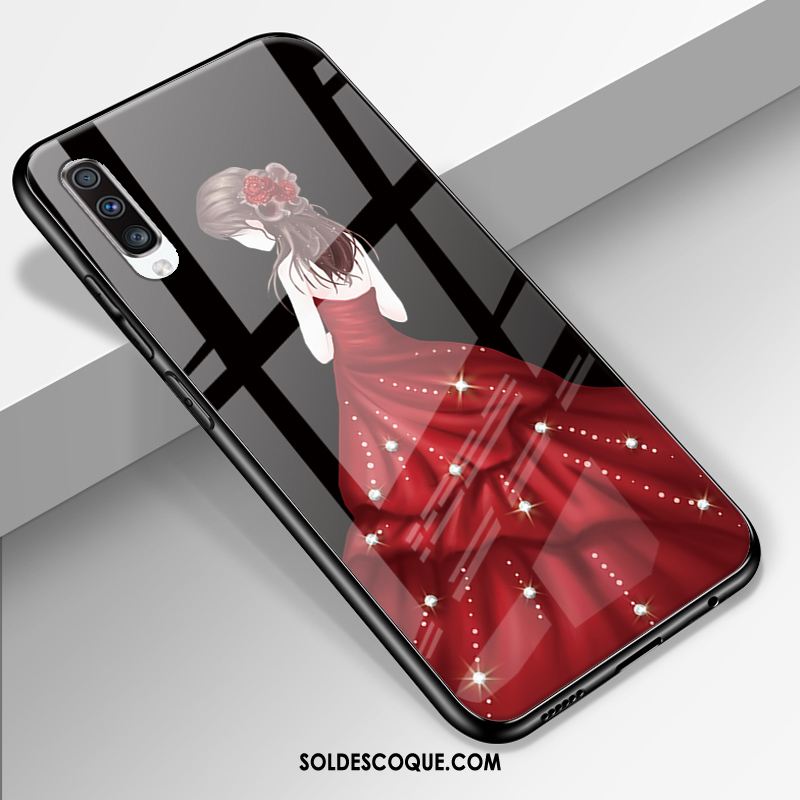 Coque Samsung Galaxy A70 Étoile Incassable Silicone Tout Compris Rouge En Ligne