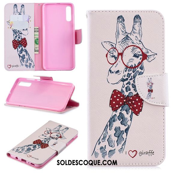 Coque Samsung Galaxy A70 Étui En Cuir Clamshell Incassable Dessin Animé Téléphone Portable Pas Cher