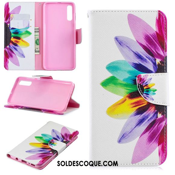 Coque Samsung Galaxy A70 Étui En Cuir Clamshell Incassable Dessin Animé Téléphone Portable Pas Cher