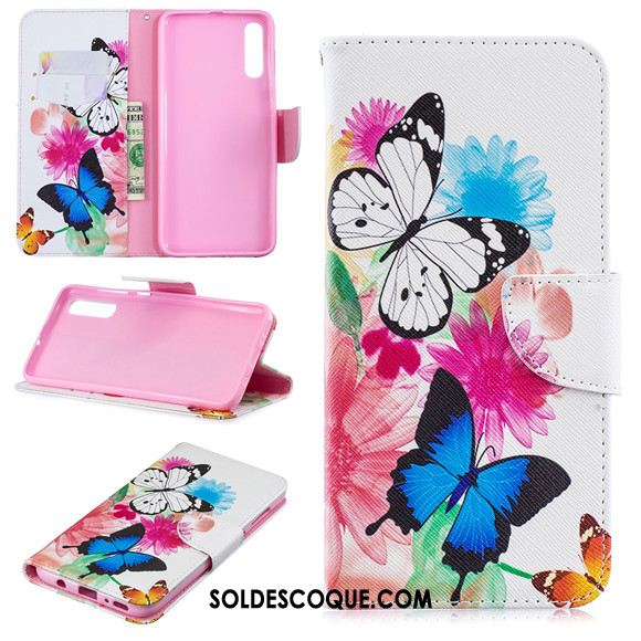 Coque Samsung Galaxy A70 Étui En Cuir Clamshell Incassable Dessin Animé Téléphone Portable Pas Cher