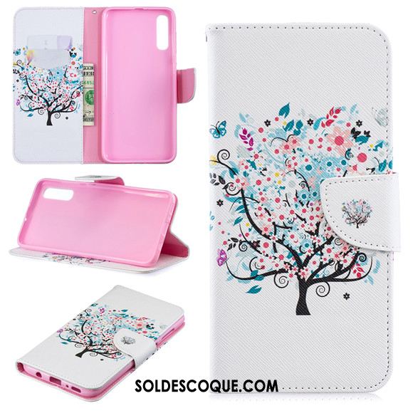 Coque Samsung Galaxy A70 Étui En Cuir Clamshell Incassable Dessin Animé Téléphone Portable Pas Cher