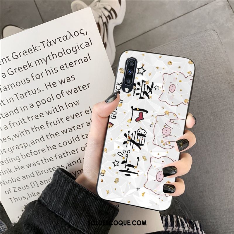 Coque Samsung Galaxy A70s Amoureux Rose Protection Étui Modèle Fleurie Housse France