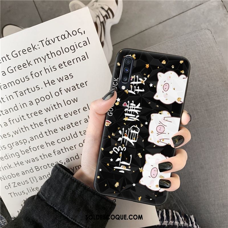 Coque Samsung Galaxy A70s Amoureux Rose Protection Étui Modèle Fleurie Housse France