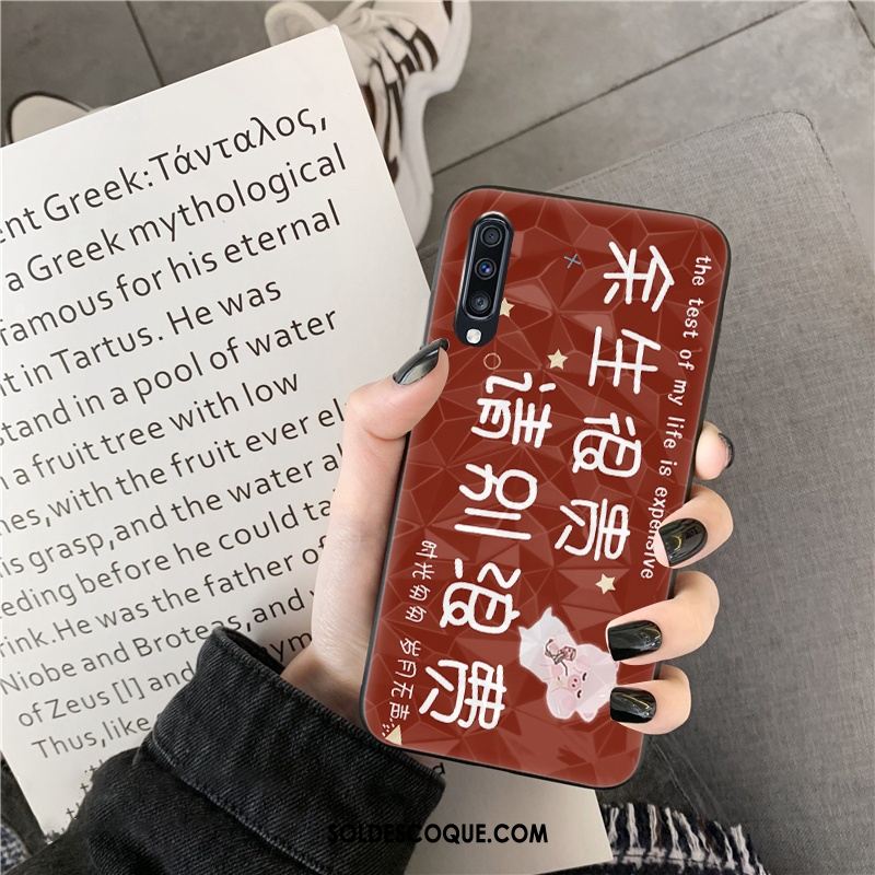 Coque Samsung Galaxy A70s Amoureux Rose Protection Étui Modèle Fleurie Housse France