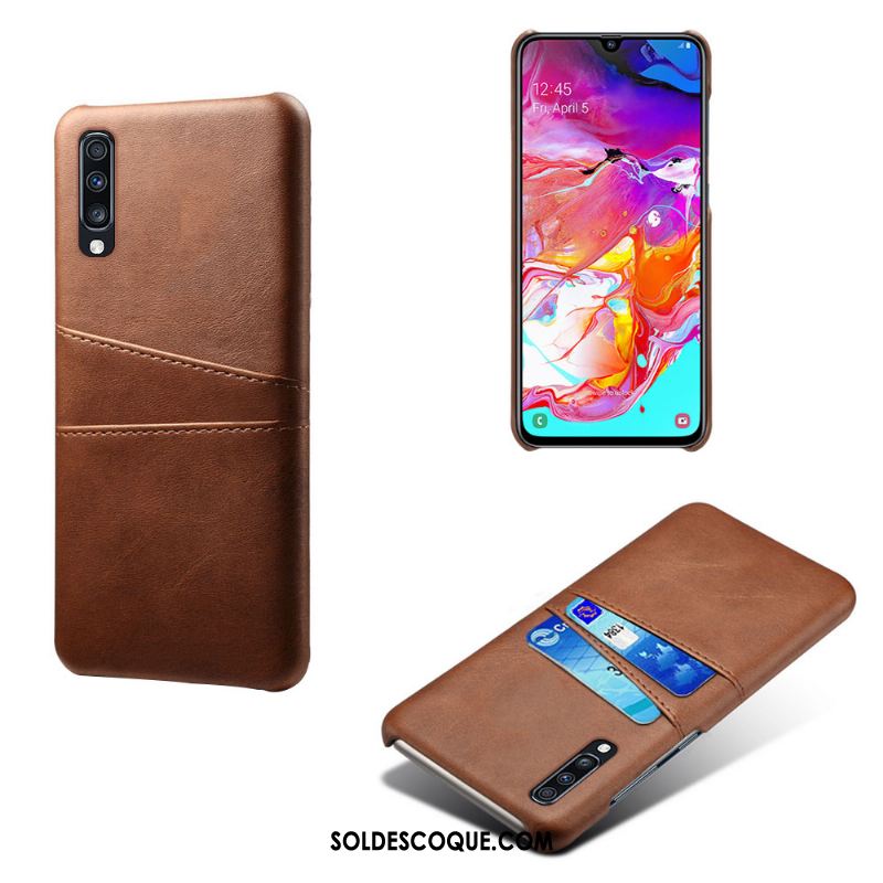 Coque Samsung Galaxy A70s Créatif Qualité Personnalité Cuir Protection En Ligne