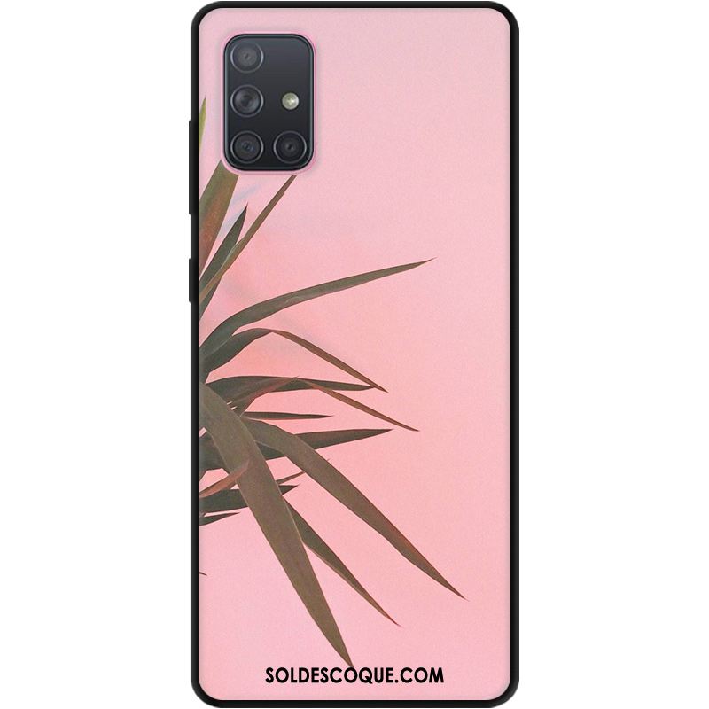 Coque Samsung Galaxy A71 Fluide Doux Personnalité Silicone Étui Étoile Pas Cher