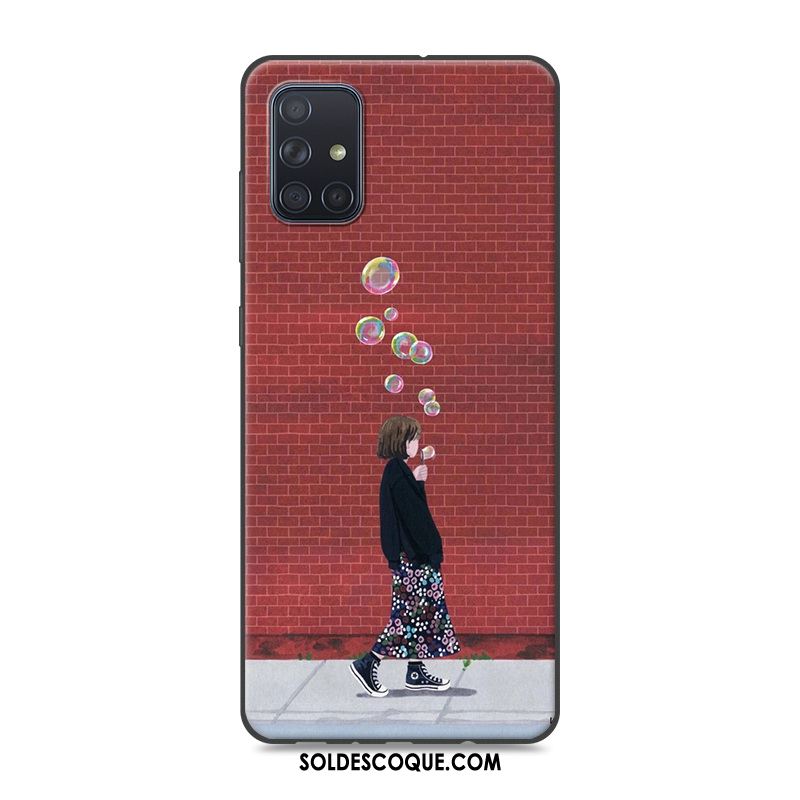 Coque Samsung Galaxy A71 Incassable Étoile Étui Silicone Téléphone Portable Pas Cher