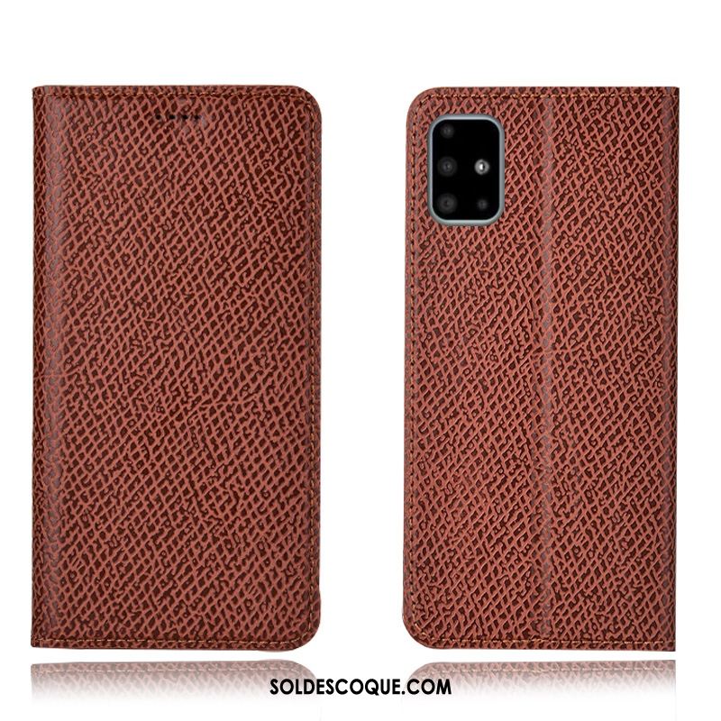 Coque Samsung Galaxy A71 Mesh Étui Protection Téléphone Portable Rouge En Vente