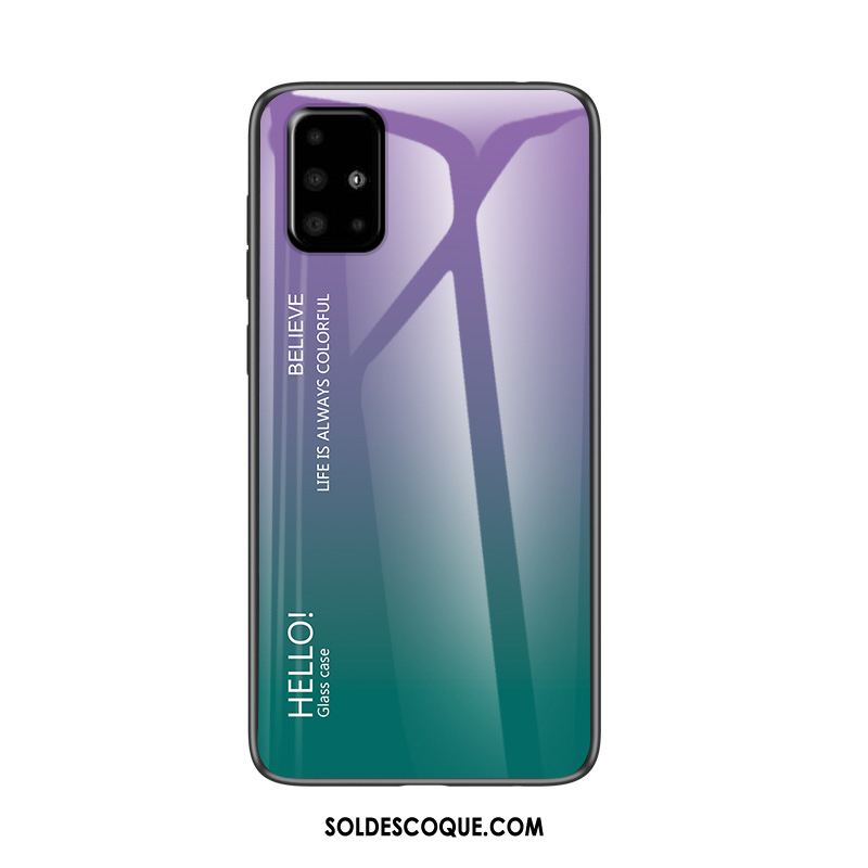 Coque Samsung Galaxy A71 Net Rouge Étui Vent Tout Compris Téléphone Portable En Ligne