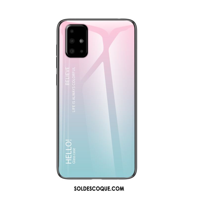 Coque Samsung Galaxy A71 Net Rouge Étui Vent Tout Compris Téléphone Portable En Ligne