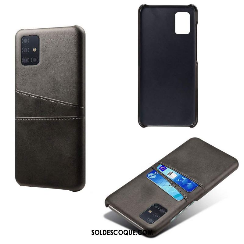 Coque Samsung Galaxy A71 Étoile Résistant À L'usure Protection Carte Étui Pas Cher