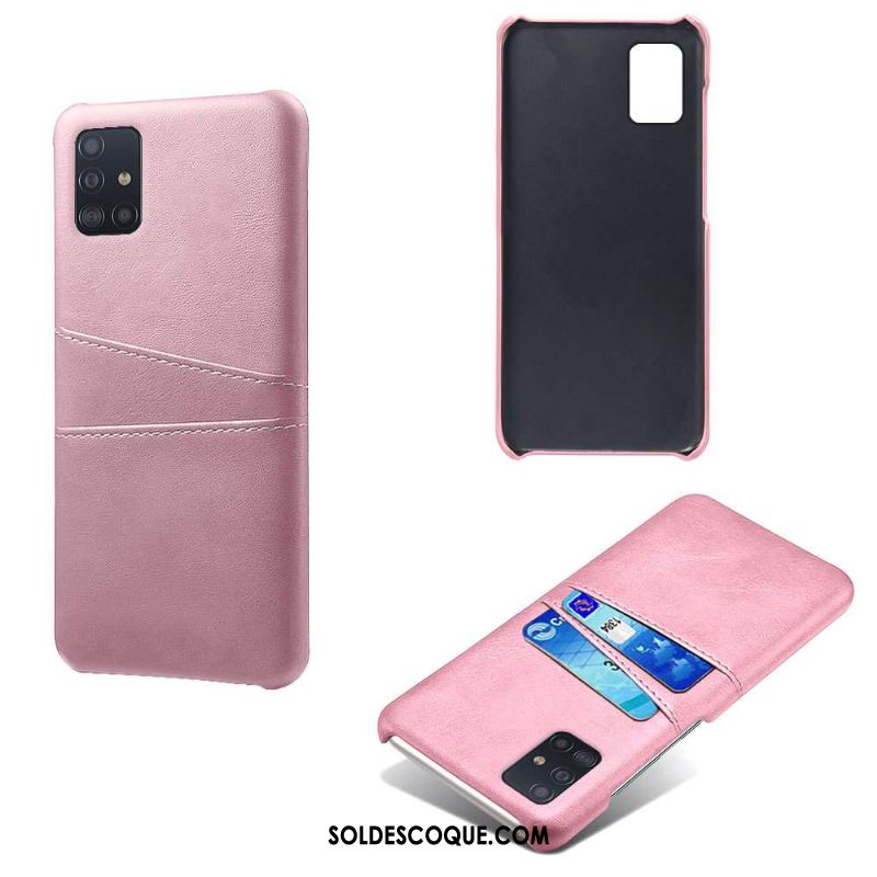 Coque Samsung Galaxy A71 Étoile Résistant À L'usure Protection Carte Étui Pas Cher