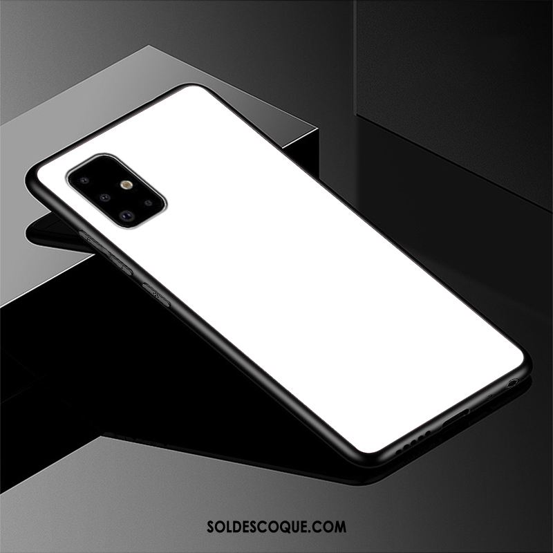 Coque Samsung Galaxy A71 Étui Luxe Étoile Noir Pure France