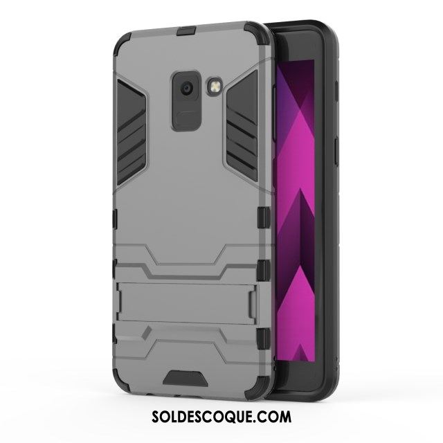 Coque Samsung Galaxy A8 2018 Créatif Tendance Étoile Support Protection Pas Cher