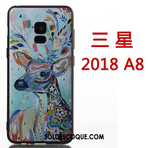 Coque Samsung Galaxy A8 2018 Dessin Animé Créatif Ornements Suspendus Téléphone Portable Protection En Vente