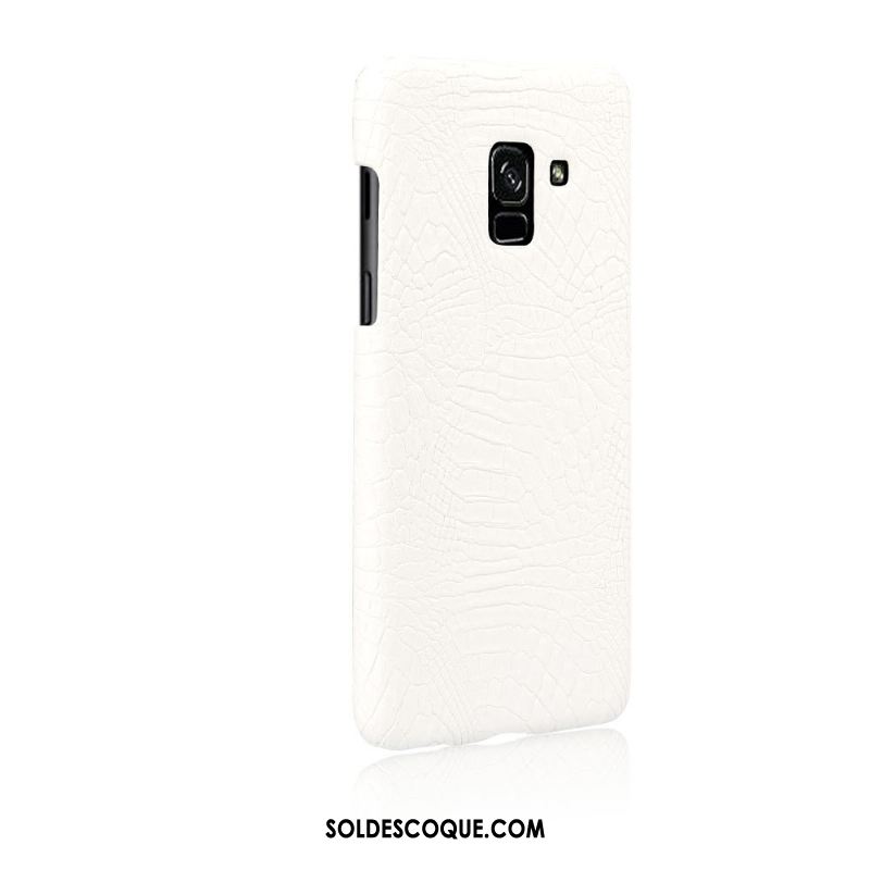 Coque Samsung Galaxy A8 2018 Difficile Qualité Rouge Protection Cuir Pas Cher