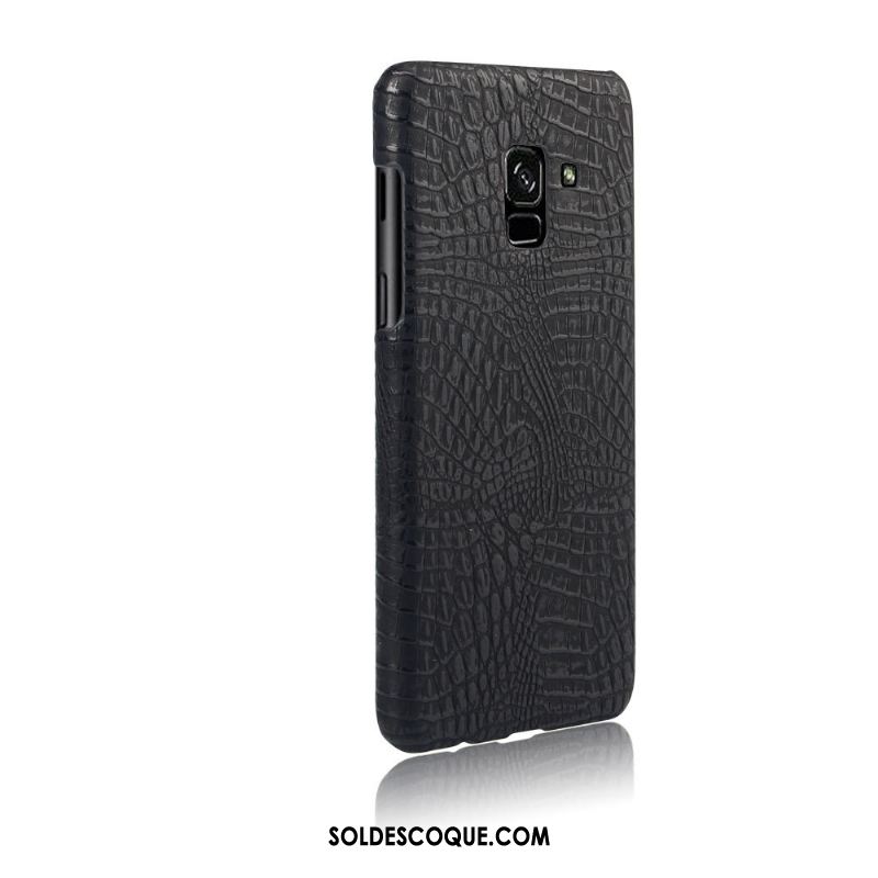 Coque Samsung Galaxy A8 2018 Difficile Qualité Rouge Protection Cuir Pas Cher