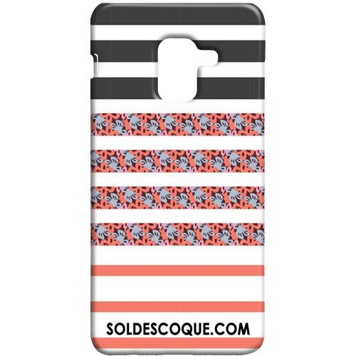 Coque Samsung Galaxy A8 2018 Délavé En Daim Étui Étoile Plaid Vintage Soldes