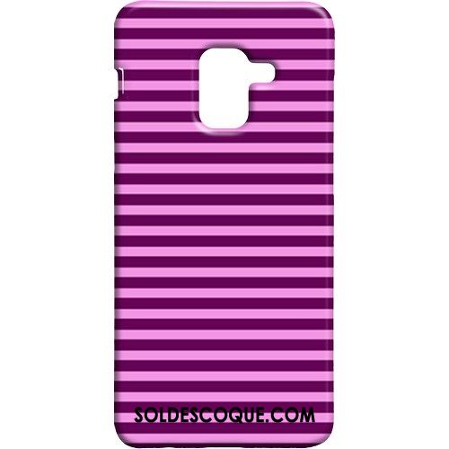 Coque Samsung Galaxy A8 2018 Délavé En Daim Étui Étoile Plaid Vintage Soldes