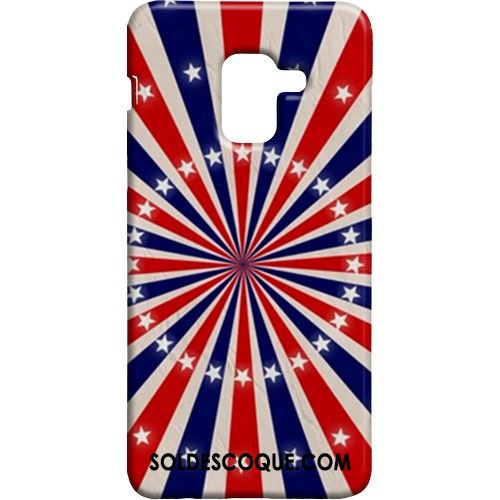 Coque Samsung Galaxy A8 2018 Délavé En Daim Étui Étoile Plaid Vintage Soldes