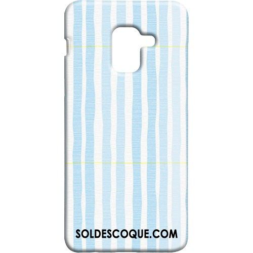 Coque Samsung Galaxy A8 2018 Délavé En Daim Étui Étoile Plaid Vintage Soldes